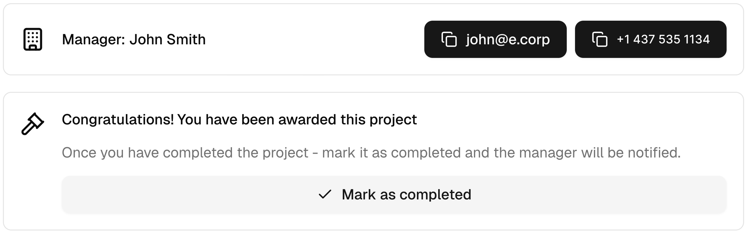 Communicate with the manager directly